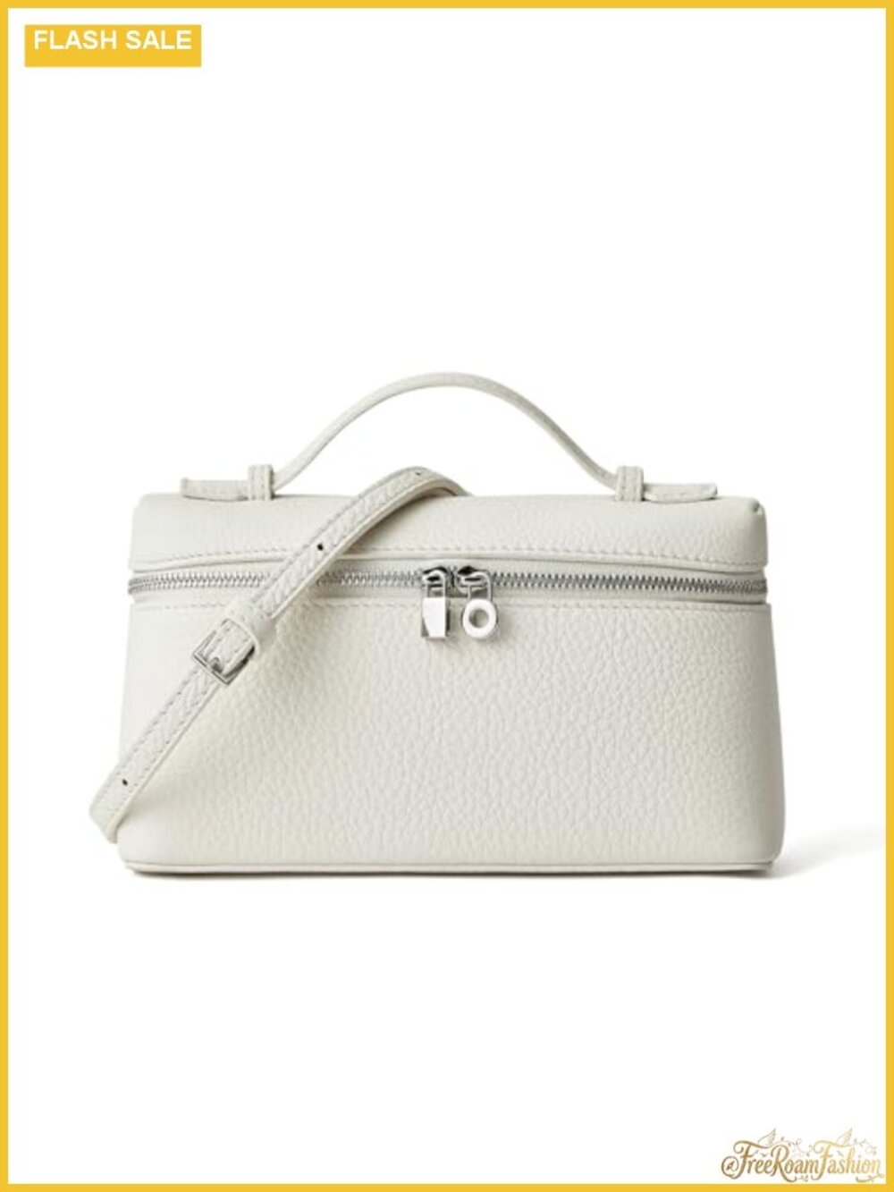 Full Grain Pebble Leather Small Crossbody Bag Top Handle Clutch Mini Handbag
